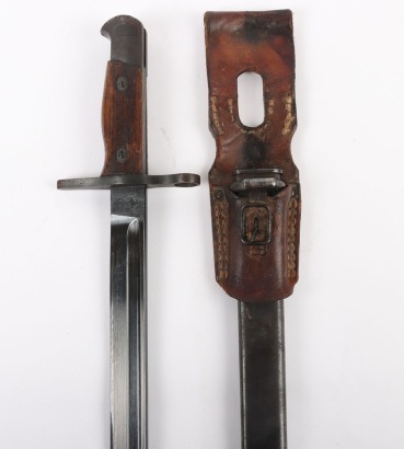 WW2 Japanese Type 30 Arisaka Bayonet by Toyada Automatic Loom Works,