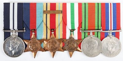 Fine WW2 Royal Navy Charioteer (Human Torpedo) Distinguished Service Medal Group of Six, Awarded for the Attack on Spezia Harbour on 21st June 1944 - 3