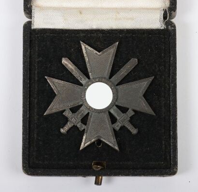 WW2 Third Reich 1st Class, War Merit Cross with Swords, Boxed.