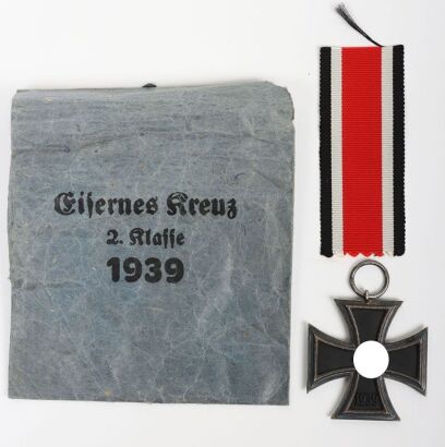 1939 Iron Cross 2nd Class with Original Paper Packet of Issue