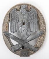 German Army / Waffen-SS General Assault Badge for 50 Engagements