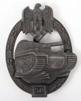 German Army / Waffen-SS Panzer Assault Badge for 50 Engagements