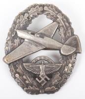 Third Reich NSFK Pilots Badge for Powered Aircraft