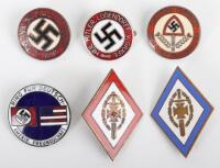 Selection of Third Reich Enamel Badges