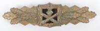 German Army / Waffen-SS Close Combat Clasp in Gold