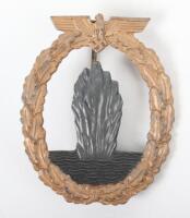 Kriegsmarine Minesweepers Award Badge