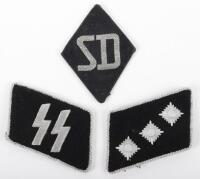 Third Reich SS SD Insignia Set