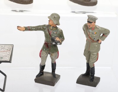 Lineol and Elastolin 70mm Hitler, Soldiers and Wehrmacht Bass Drummers, 1930s, - 6
