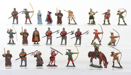 Lead painted Robin Hood series figures,