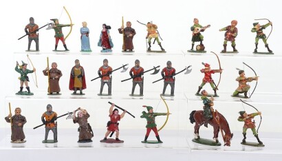 Lead painted Robin Hood series figures,