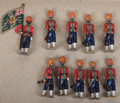 Collection of solid cast and other model soldiers, - 6