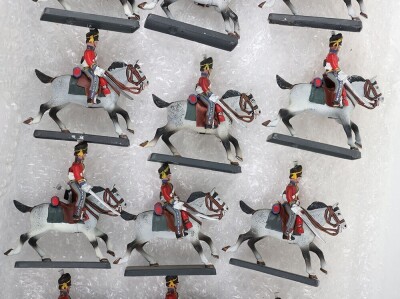 DEA by Cassandra painted metal mounted British 2nd Dragoons Scots Greys, - 3