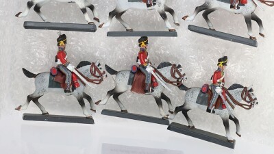 DEA by Cassandra painted metal mounted British 2nd Dragoons Scots Greys, - 4