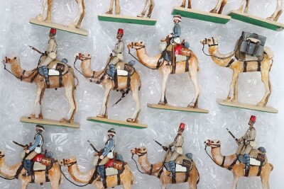 Solid cast 60mm Egyptian Camel Corps, - 3