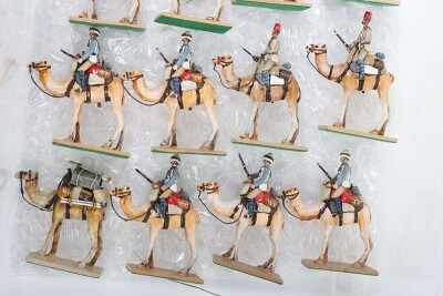 Solid cast 60mm Egyptian Camel Corps, - 4
