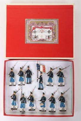 CBG Mignot boxed set 0046 of French Chasseurs,