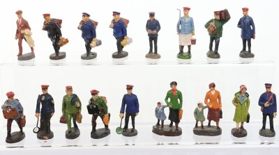 Elastolin 55mm Railway figures, - 2