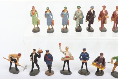 Elastolin 55mm Railway figures, - 3