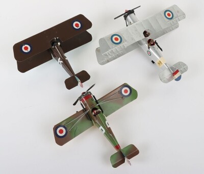 Three Heco 1:32 scale tinplate Aeroplanes, - 3