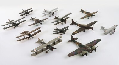 Wooden built 1-72 scale model R.A.F Aircraft by Skybirds and others,