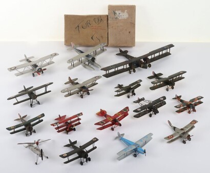 Wooden built 1-72 scale model Aircraft by Skybirds and others,