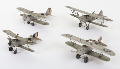 Skybirds lead figures, wooden Airport and planes, - 10
