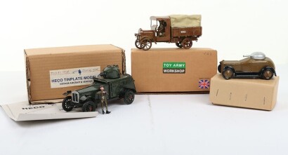 Heco 15598 1:32 scale tinplate Crossley Armoured car,