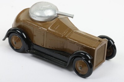 Heco 15598 1:32 scale tinplate Crossley Armoured car, - 2
