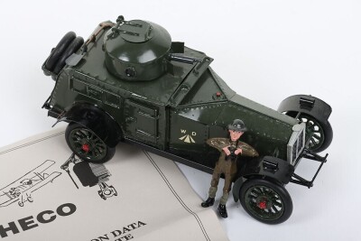 Heco 15598 1:32 scale tinplate Crossley Armoured car, - 5
