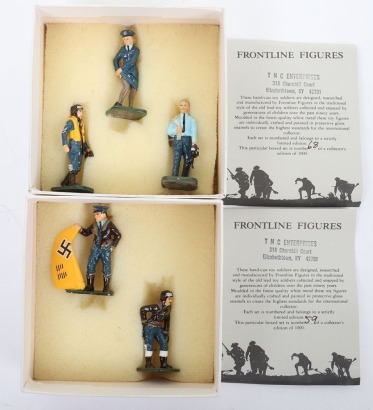 Modern lead Aircrew figures,