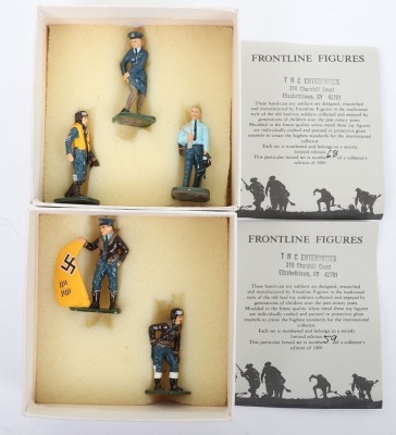 Modern lead Aircrew figures,