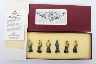 Modern lead Aircrew figures, - 5
