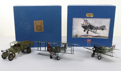 Heco for Under Two Flags two 1:32 scale tinplate Aeroplanes,