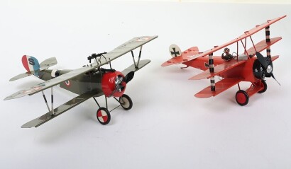Heco for Under Two Flags two 1:32 scale tinplate Aeroplanes,