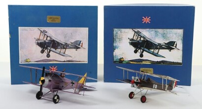 Heco for Under Two Flags two 1:32 scale tinplate Aeroplanes,