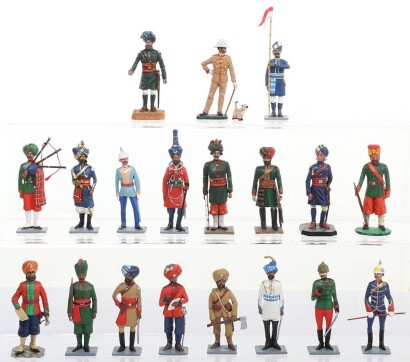 Replica Indian Army in full dress,