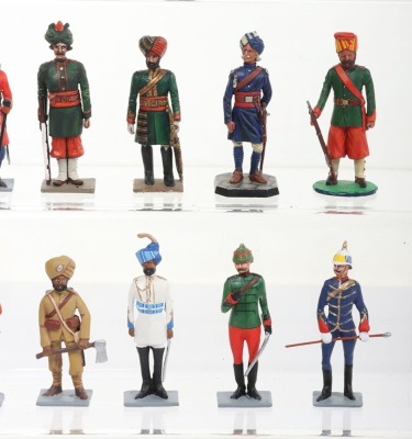Replica Indian Army in full dress, - 4