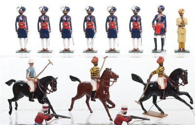 Indian Army and other lead painted figures, - 2