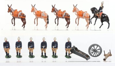 Britains set 28, Mountain Artillery, first version 1895, - 6