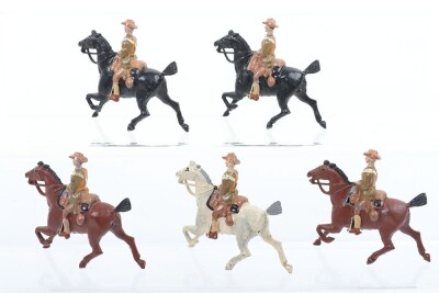 Britains set 105, Imperial Yeomanry, early first version 1900, - 5