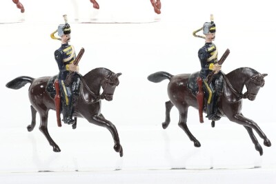 Britains set 13, King&rsquo;s Own 3rd Hussars, third version 1910, - 4