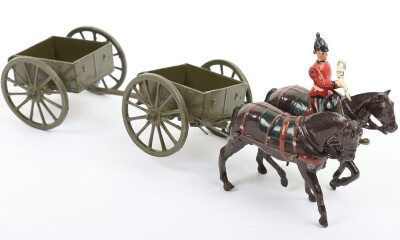 Britains set 1330, Royal Engineers G.S Limbered wagon, review order, post-war,