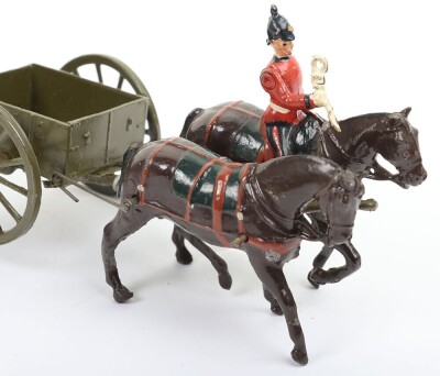 Britains set 1330, Royal Engineers G.S Limbered wagon, review order, post-war, - 2