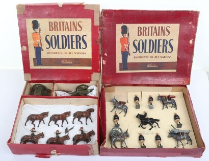 Britains set 2077, King&rsquo;s Troop Royal Horse Artillery, 1953-59,