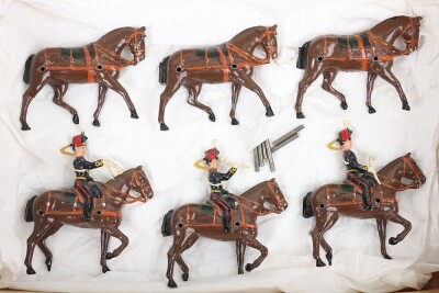 Britains set 2077, King&rsquo;s Troop Royal Horse Artillery, 1953-59, - 7