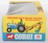 Scarce Corgi Toys 72 Ford 5000 Super Major Tractor With Trenching Bucket - 4