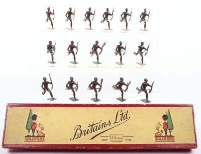 Britains boxed set 147, Zulus, 1950s,