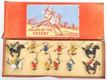 Britains boxed set 2046, Arabs of the Desert, 1950s,