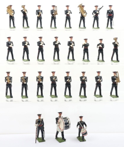 Britains set 2093, Band of the Royal Berkshire Regiment, first version metal drums 1954,