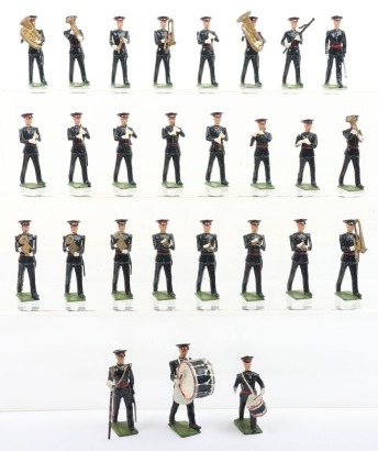 Britains set 2093, Band of the Royal Berkshire Regiment, first version metal drums 1954,
